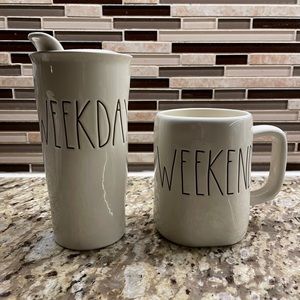 Rae Dunn Weekday and Weekend set!